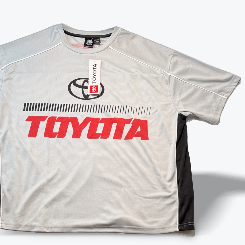 Toyota Performance T Shirt Official Licensed Grey Red Graphic Tee Mens Large